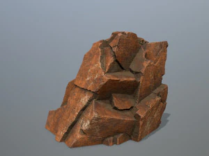 Mountain Face 3D Model