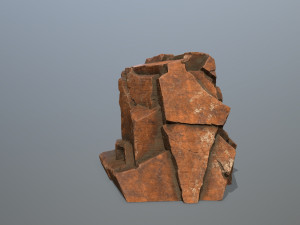 Mountain Face Modèle 3D