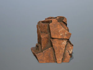 Mountain Face 3D Model
