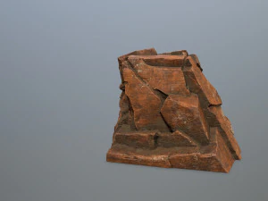 Mountain Face 3D Model