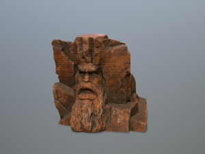 Mountain Face Modèle 3D