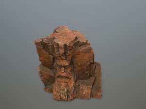 Mountain Face Modèle 3D