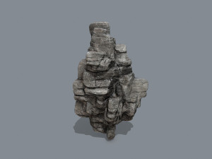 Cliff rocks Model 3D
