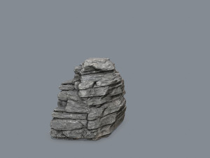 Cliff rocks Model 3D