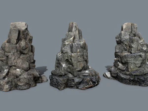 Cliff rocks 3D Model