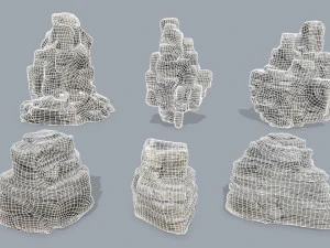 Cliff rocks 3D Model