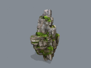 Mossy rocks 3D Model