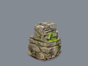 Mossy rocks 3D Model