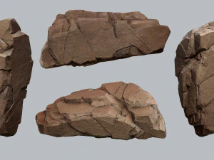 Desert rocks 3D Model