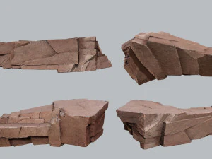Desert rocks 3D Model