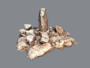 Desert rocks Model 3D