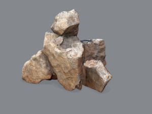 Desert rocks Model 3D