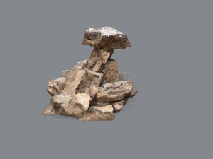 Desert rocks 3D Model