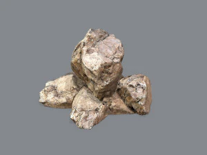 Desert rocks 3D Model