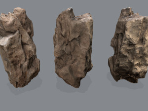 Desert rocks Model 3D