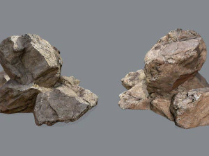 Desert rocks 3D Model