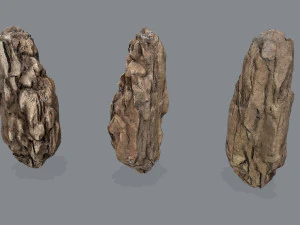 Desert rocks 3D Model