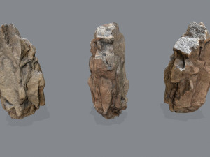 Desert rocks Model 3D