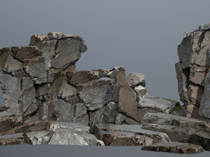 Cliff rocks 3D 模型