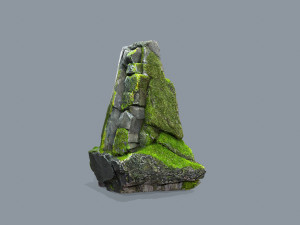 Mossy rocks 3D मॉडल