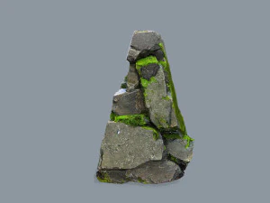 Mossy rocks 3D Model