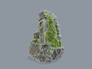 Mossy rocks 3D मॉडल