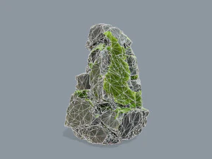 Mossy rocks 3D Model