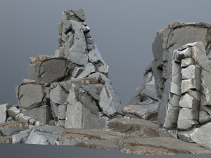 Cliff rocks 3D Модель