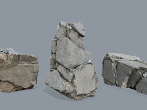 Cliff rocks 3D Модель