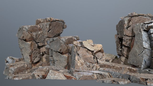 Desert rocks Modello 3D .c4d .max .obj .3ds .fbx .stl .blend 