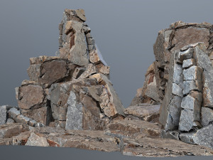 Desert rocks Modello 3D