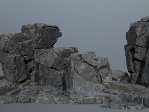 Cliff rocks 3D Модель
