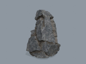 Cliff rocks Model 3D