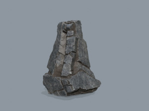 Cliff rocks Model 3D