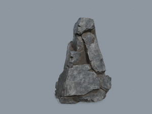 Cliff rocks Model 3D