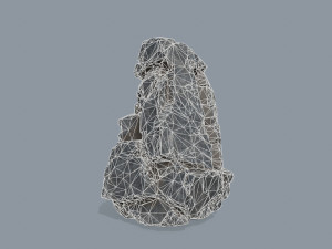 Cliff rocks Model 3D
