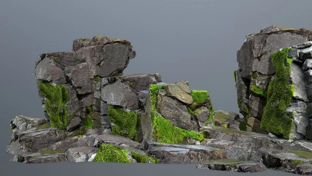 Forest rocks 3D Model .c4d .max .obj .3ds .fbx .stl .blend 