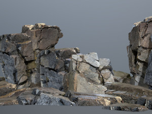 Cliff rocks Modèle 3D