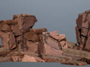 Desert rocks 3D Модель