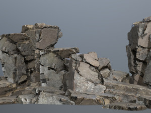 Cliff rocks 3D Model