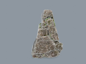 Mossy rocks Model 3D