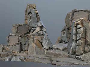 Cliff rocks 3D Model