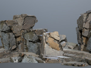 Cliff rocks 3D Model