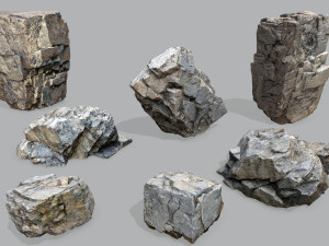 Desert rocks Modello 3D