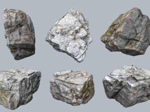 Desert rocks Modello 3D