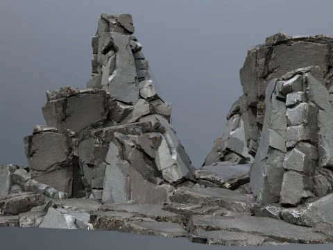 Rocce della scogliera Modello 3D