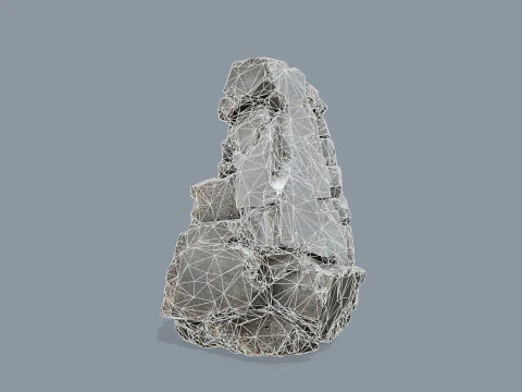 Cliff rocks 3D Model