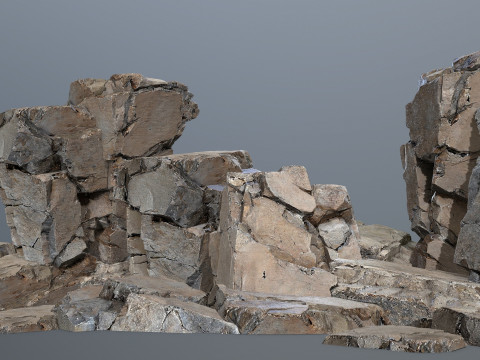 Desert rocks 3D Model