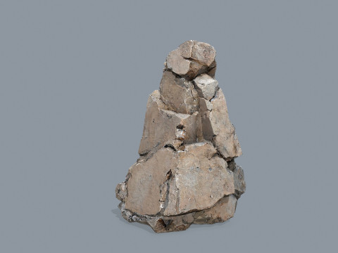 Desert rocks 3D Model