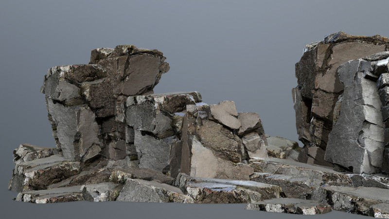 Cliff rocks Modelo 3D .c4d .max .obj .3ds .fbx .stl .blend 